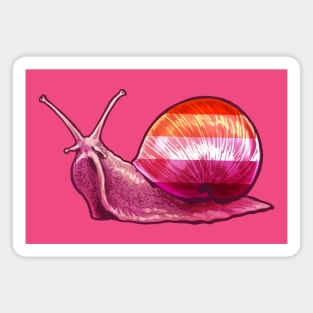 Lesbian Snail Magnet